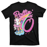 Rollin' Into 10 Skating Unicorn Birthday T-Shirt