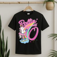 Rollin' Into 10 Skating Unicorn Birthday T-Shirt