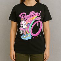 Rollin' Into 10 Skating Unicorn Birthday T-Shirt