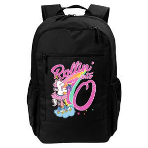 Rollin' Into 10 Skating Unicorn Birthday Daily Commute Backpack