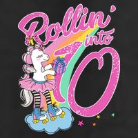 Rollin' Into 10 Skating Unicorn Birthday Beanie