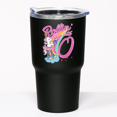 Rollin' Into 10 Skating Unicorn Birthday Tumbler
