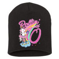 Rollin' Into 10 Skating Unicorn Birthday Short Acrylic Beanie