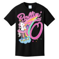 Rollin' Into 10 Skating Unicorn Birthday Kids T-Shirt