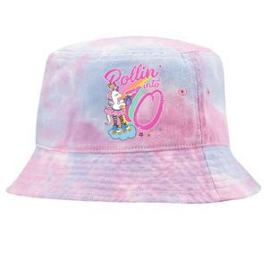 Rollin' Into 10 Skating Unicorn Birthday Tie-Dyed Bucket Hat