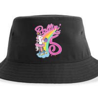 Rollin' Into 5 Skating Unicorn  Sustainable Bucket Hat