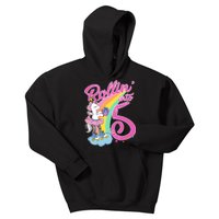 Rollin' Into 5 Skating Unicorn  Kids Hoodie