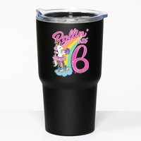 Rollin' Into 6 Skating Unicorn  Tumbler