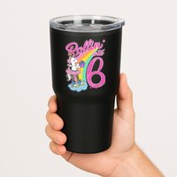 Rollin' Into 6 Skating Unicorn  Tumbler