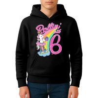 Rollin' Into 6 Skating Unicorn  Kids Hoodie