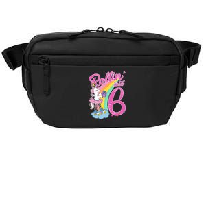 Rollin' Into 6 Skating Unicorn  Crossbody Pack