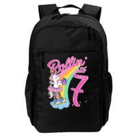 Rollin' Into 7 Skating Unicorn Birthday Backpack