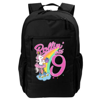Rollin' Into 9 Skating Unicorn Birthday Backpack
