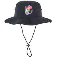 Rollin' Into 9 Skating Unicorn Birthday Bucket Hat