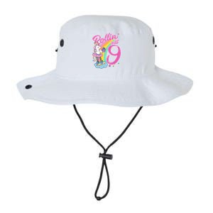 Rollin' Into 9 Skating Unicorn Birthday Legacy Cool Fit Booney Bucket Hat