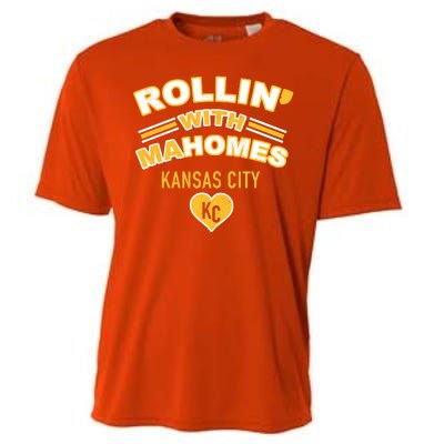 Rollin With Mahomes Kansas City Cooling Performance Crew T-Shirt