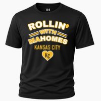 Rollin With Mahomes Kansas City Cooling Performance Crew T-Shirt