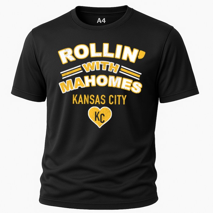 Rollin With Mahomes Kansas City Cooling Performance Crew T-Shirt