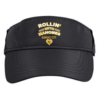 Rollin With Mahomes Kansas City Adult Drive Performance Visor