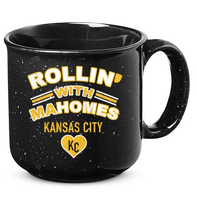 Rollin With Mahomes Kansas City 15oz Campfire Ceramic Mug