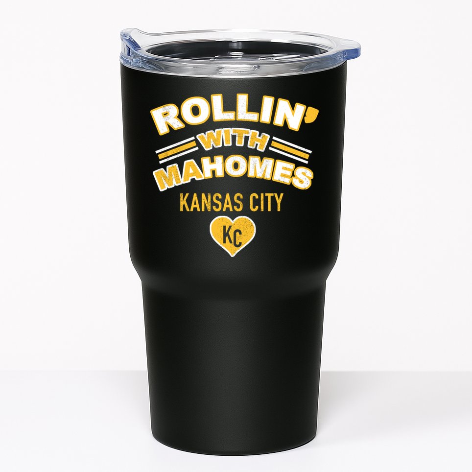 Rollin With Mahomes Kansas City Tumbler