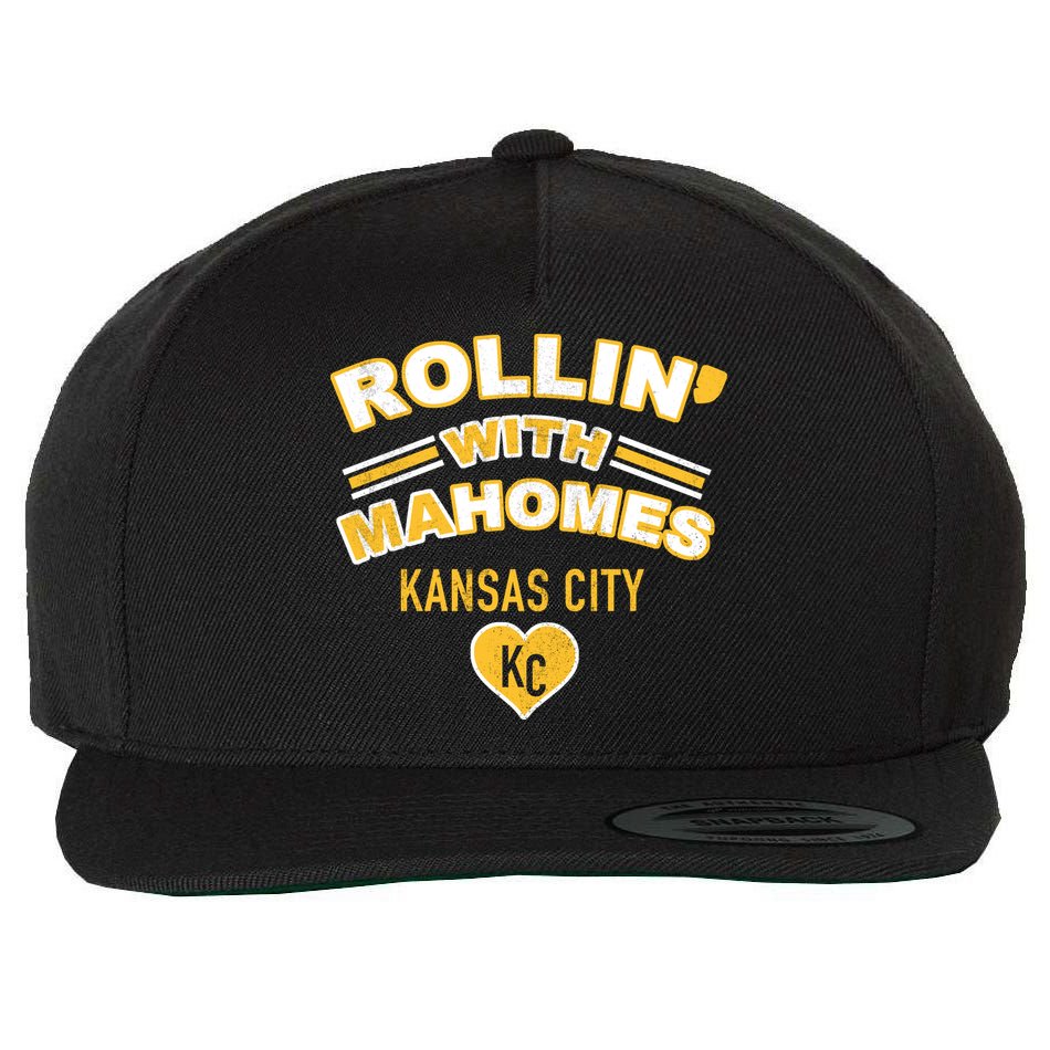 Rollin With Mahomes Kansas City Wool Snapback Cap
