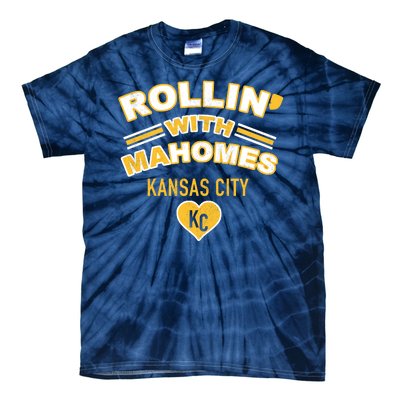 Rollin With Mahomes Kansas City Tie-Dye T-Shirt