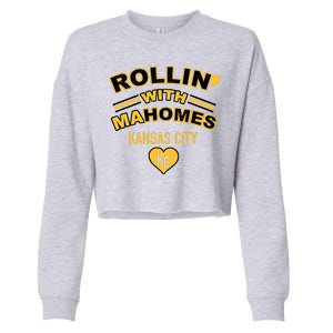 Rollin With Mahomes Kansas City Cropped Pullover Crew