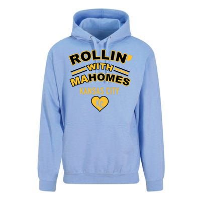 Rollin With Mahomes Kansas City Unisex Surf Hoodie