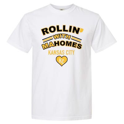 Rollin With Mahomes Kansas City Garment-Dyed Heavyweight T-Shirt