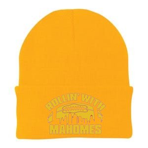 Rollin With Mahomes Kansas City Skyline Knit Cap Winter Beanie