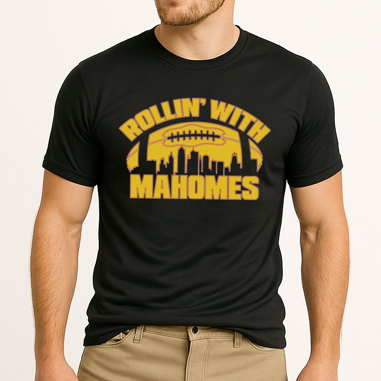Rollin With Mahomes Kansas City Skyline Performance Shirt