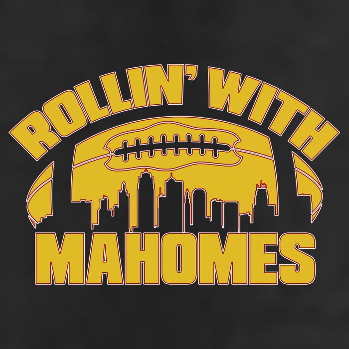 Rollin With Mahomes Kansas City Skyline Adult Drive Performance Visor