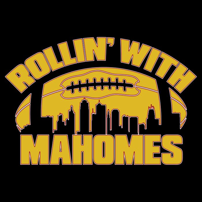 Rollin With Mahomes Kansas City Skyline 16oz Travel Tumbler