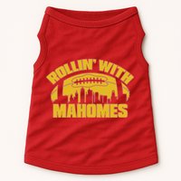 Rollin With Mahomes Kansas City Skyline Doggie Tank