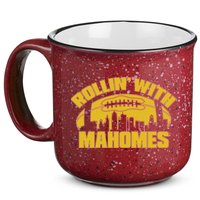 Rollin With Mahomes Kansas City Skyline 15oz Campfire Ceramic Mug