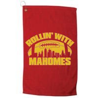 Rollin With Mahomes Kansas City Skyline Golf Towel