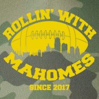 Rollin' With Mahomes Since 2017 Legacy Tie Dye Trucker Hat