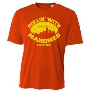 Rollin' With Mahomes Since 2017 Cooling Performance Crew T-Shirt