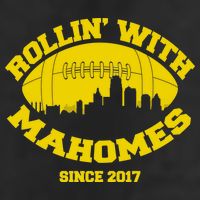 Rollin' With Mahomes Since 2017 Garment-Dyed Fleece Hoodie