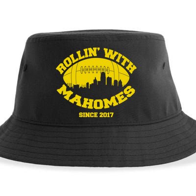 Rollin' With Mahomes Since 2017 Sustainable Bucket Hat