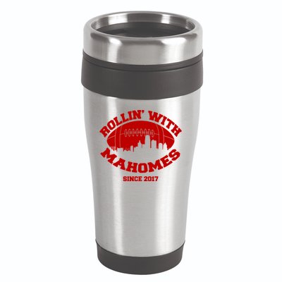 Rollin' With Mahomes Since 2017 16oz Travel Tumbler
