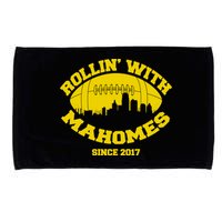 Rollin' With Mahomes Since 2017 Microfiber Hand Towel