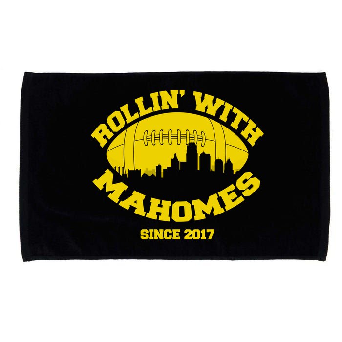 Rollin' With Mahomes Since 2017 Microfiber Hand Towel