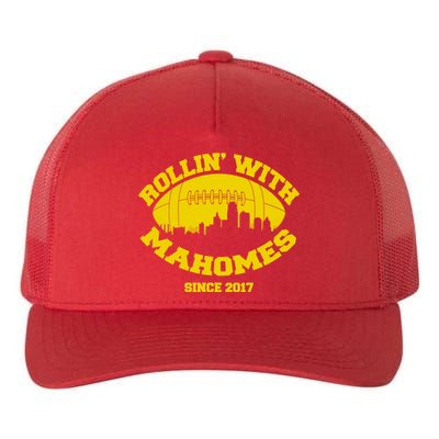 Rollin' With Mahomes Since 2017 Yupoong Adult 5-Panel Trucker Hat