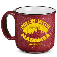 Rollin' With Mahomes Since 2017 15oz Campfire Ceramic Mug