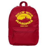 Rollin' With Mahomes Since 2017 16 in Basic Backpack