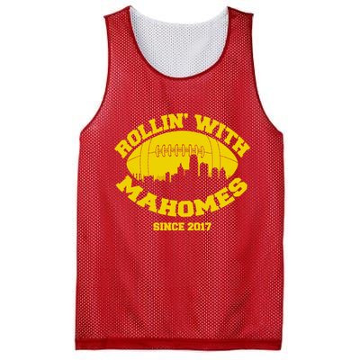 Rollin' With Mahomes Since 2017 Mesh Reversible Basketball Jersey Tank
