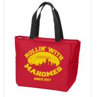 Rollin' With Mahomes Since 2017 Zip Tote Bag