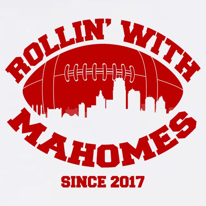 Rollin' With Mahomes Since 2017 Garment-Dyed Sweatshirt